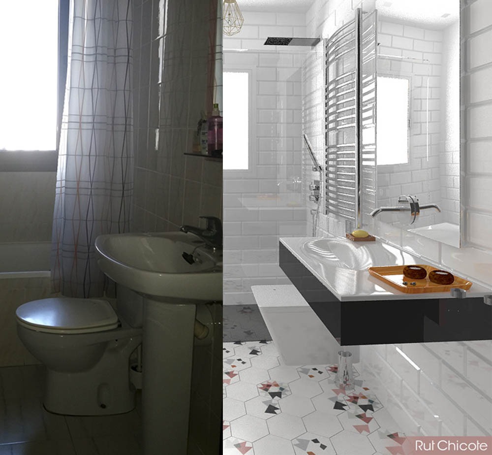 Proyectos de interiorismo. Diseño de un nuevo baño